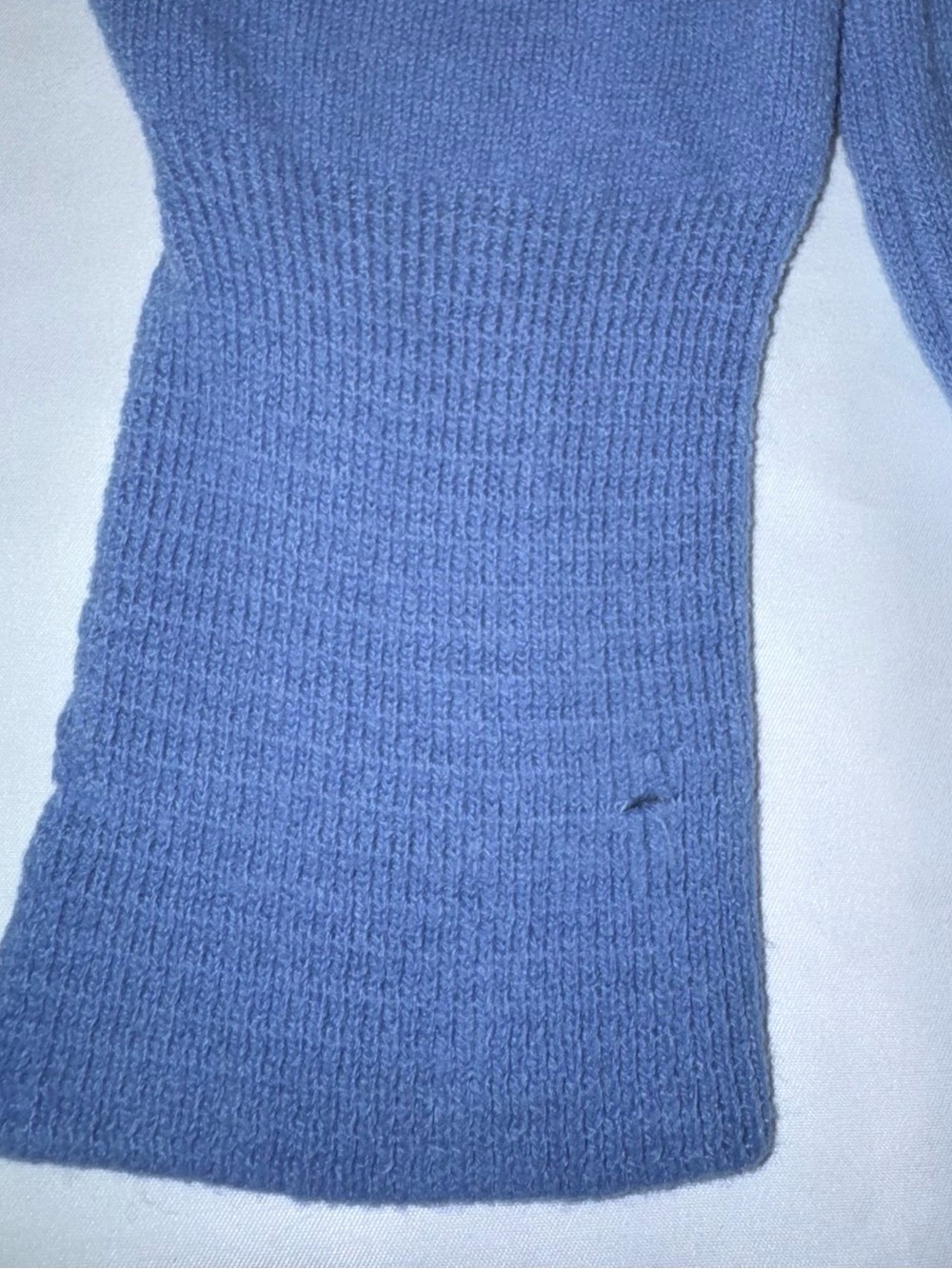 Dior V-Neck Sweater Men/Woman Medium Periwinkle Blue 100% Orlon Acrylic Vintage - Picture 4 of 14